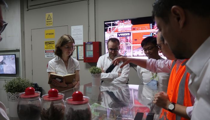 Luxembourg Ministry of Economy Delegation visited the ecoWise Biomass Power Plant