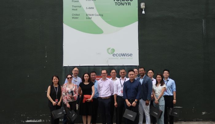 Delegates from Marina Bay Sands visited ecoWise Biomass Tri-generation power plant