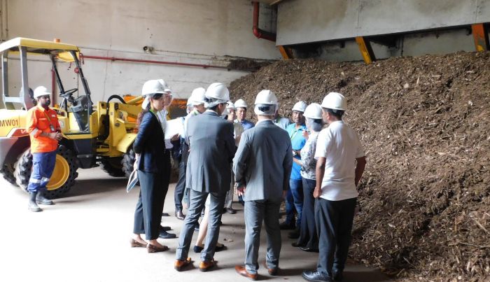ACEJ Japan Visited ecoWise Biomass Power Plant